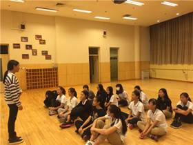 学生舞蹈团职务“竞选”大会