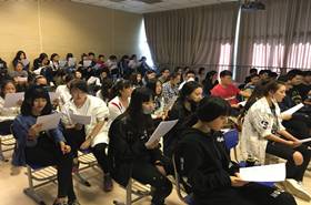 AP中心校庆合唱排练