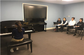 顺义区艺术节器乐海选赛场